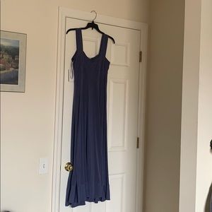 2 piece periwinkle evening dress